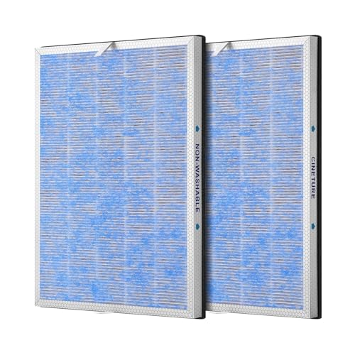 MSA3/MSA3S True HEPA-Filterersatz, Kompatibel Mit Membrane Solutions MSA3 Und MSA3S Luftreiniger, Verbessertes 4-in-1 H13(2 Pcs) von YZQOZKJH