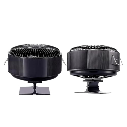 【Must-Haves】 5 Flügel Wärmebetriebener Ofenventilator Stehender Holz-/Holz-/Pelletbrenner Effiziente Verteilung Leiser Heimkamin 【Must-Haves】 5 Flügel Wärmebetriebener Ofenventilator Stehender Holz-/Holz-/Pelletbrenner Effiziente Verteilung Leiser Heimkamin von YZQOZKJH