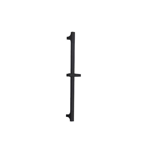 Quadratischer Schiebe-Handbrause-Schiebestangenanschluss Hochdruck-Handbrauseschlauch Aus Edelstahl Badezimmerzubehör(Black Slide Bar) von YZQOZKJH