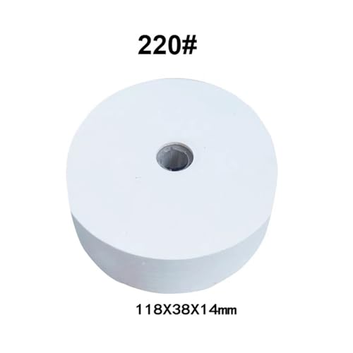 Schleifscheibe Mit 220/500er Körnung, Φ118 X Φ14 X 38, Schleifstein For Wassergekühlten 5-Zoll-Schärfer(220 grit Flat mouth) von YZQOZKJH
