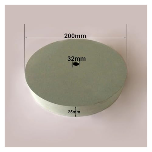Siliziumkarbid-Schleifscheibe, Ultrafein, Skeif-Messerschärfstein, 200 X 25 X 32 Mm, Polier-/Schneidwerkzeug-Schleifmaschine, 46#, 60#(120) von YZQOZKJH