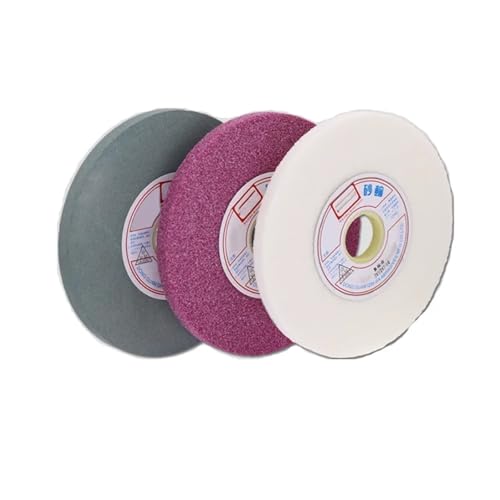 Die schleifmaschine aus diamanten, Weiße Korund-Schleifscheibe, Handgekurbelte Flächenschleifmaschine, Kleine Schleifmaschine, Schleifscheibe 7 Zoll 8 Zoll(120,WA180x16x31.75) von YZQOZKJH