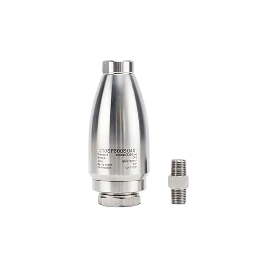 YZQOZKJH 500 Bar 7350 Psi Ultrahochdruck-Turbodüse Aus Edelstahl, 360-Grad-Drehdüse for Hochdruckreiniger(500bar 040) von YZQOZKJH