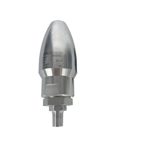 YZQOZKJH 7250psi 500bar Wolframstahlkern Ultrahochdruckreiniger-Zubehör rotierende Wasch-Turbodüse 1/4 BSP F-Anschluss(600bar 040) von YZQOZKJH