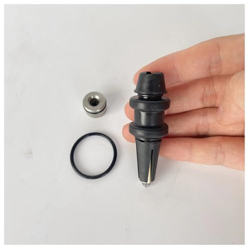 YZQOZKJH 7250psi 500bar Wolframstahlkern Ultrahochdruckreiniger-Zubehör rotierende Wasch-Turbodüse 1/4 BSP F-Anschluss(Tungsten Steel core) von YZQOZKJH