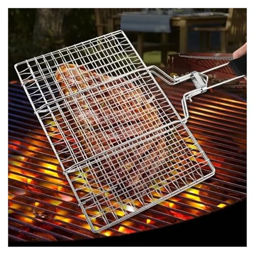 YZQOZKJH Antihaft-Grillkorb for Zuhause, Kochgeschirr, Grill, Küchenutensilien, Grill-Netzmatte, Party-Tools, Fleisch, Picknick, Steak, Gemüsebar(2pcs) von YZQOZKJH