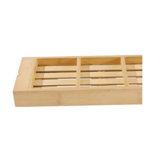 YZQOZKJH Badewannenablage Brücke Tablethalter Tablett for Teelicht Getränke Frühstück von YZQOZKJH