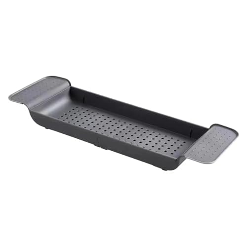 YZQOZKJH Badezimmer Badewanne Ablagefach Einweichbrett Multifunktionale Handy Tablet Anti-Rutsch-Halterung(Gray) von YZQOZKJH