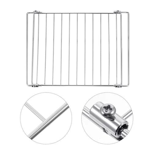 YZQOZKJH Barbecue-Grillnetz, Holzkohle-Kochen for Grillen und Zubehör, Edelstahl-Netz, Werkzeug, Elektroofen, Rost, Backgeschirr(28X25X0.5CM) von YZQOZKJH
