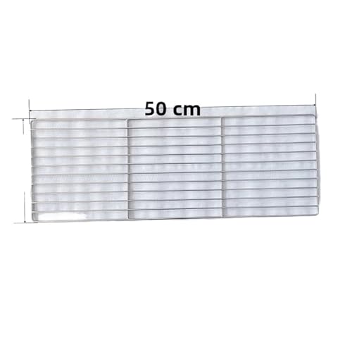 YZQOZKJH Edelstahl Barbecue Net EET Square Thiened Outdoor Holzkohle Ofen Barbecueid Haushaltswerkzeug(50 * 18cm) von YZQOZKJH