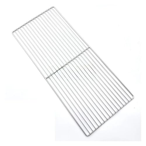 YZQOZKJH Edelstahl Barbecue Net EET Square Thiened Outdoor Holzkohle Ofen Barbecueid Haushaltswerkzeug dicht Me(60 * 26cm) von YZQOZKJH