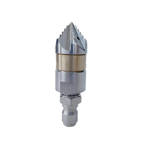 YZQOZKJH Hochdruck-Rotationsdüse, 3/8-Zoll-Innengewinde, 30 L/min, Abwasserreinigungsmaus, Rotationsdüse, Ölfleckenreinigung, Wassermaus(3l8 Female 30LPM) von YZQOZKJH
