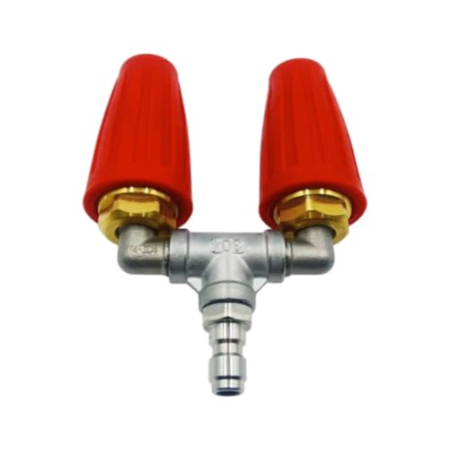 YZQOZKJH Rotierende Sprühdüse, Doppelturbinendüse, 4000 PSI, Ersatzdüse, Sprühspitze for Garten-Hochdruckreiniger-Reinigungswerkzeug(Orange) von YZQOZKJH