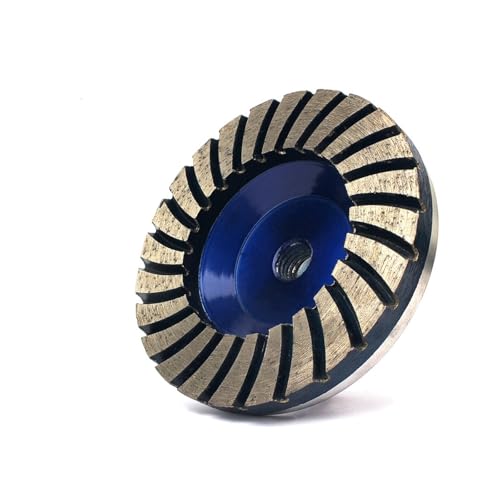 Z-LION 4" #50 Diamant-Turbo-Schleifteller, 50# Grobe Körnung For Beton, Granit, Boden, Aluminiumbasis(5-8-11) von YZQOZKJH