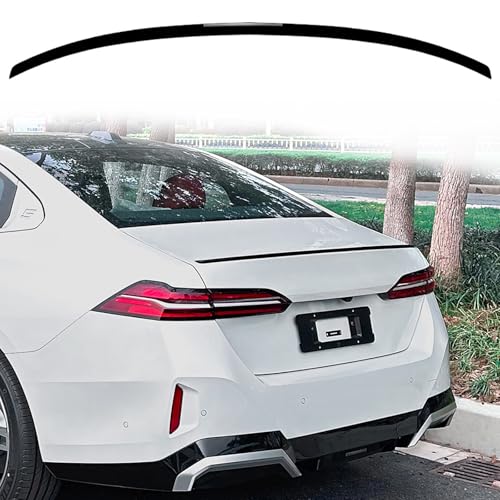 YZQSWCX Auto ABS Heckspoiler für BMW 5 Series I5 G60 525i 530i M60 2024+, Kofferraum Lippe Spoiler Bodykit Tuning Styling Zubehör,Gloss Black von YZQSWCX