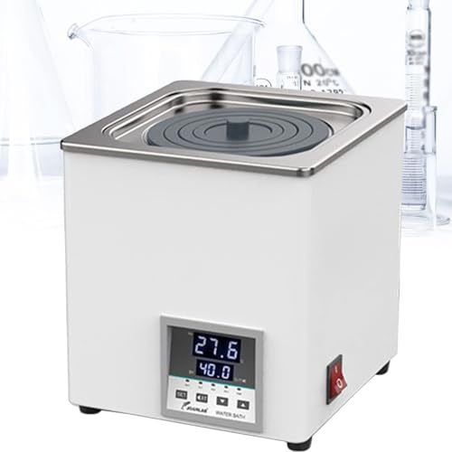 Digitales Thermostat-Wasserbad mit einer Öffnung for Labore, elektrisches Labor-Wasserbad mit digitaler Anzeige, Temperaturbereich +5–99,9 °C, mit wählbaren Öffnungen, for Experimente von YZRDCXM