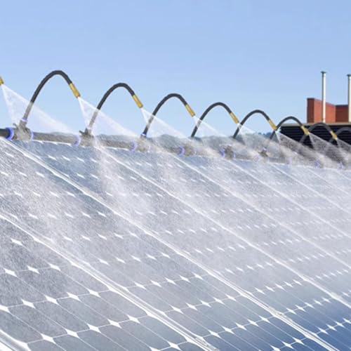 Gartenbewässerungsset mit einstellbarer Wasserabgabe, Reinigungssprüher for Solarmodule, leicht zu installierendes Sprinklersystem for Baustellenzäune, Sprühwasserbewässerungssystem for Pflanzen, Entf Gartenbewässerungsset mit einstellbarer Wasserabgabe, Reinigungssprüher for Solarmodule, leicht zu installierendes Sprinklersystem for Baustellenzäune, Sprühwasserbewässerungssystem for Pflanzen, Entf von YZRDCXM