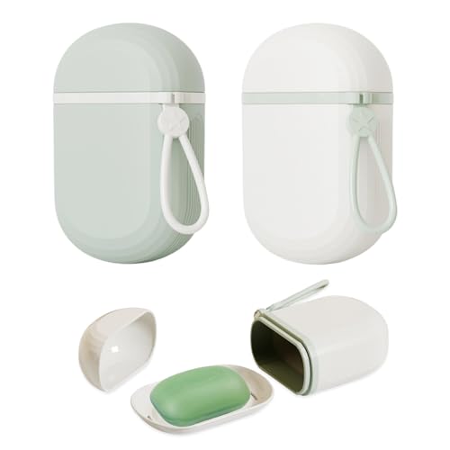YZROHYI 2 Stück Seifenbox Reise Wasserdicht,Kleine Seifendose Plastik,Soap Box Travel,Seifenschale Camping mit Deckel,Tragbare Seifenbehälter Dusche,Festes Shampoo Aufbewahrung für Outdoor, Camping YZROHYI 2 Stück Seifenbox Reise Wasserdicht,Kleine Seifendose Plastik,Soap Box Travel,Seifenschale Camping mit Deckel,Tragbare Seifenbehälter Dusche,Festes Shampoo Aufbewahrung für Outdoor, Camping von YZROHYI