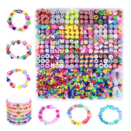 YZROHYI 2300 Stück Perlen zum Auffädeln Kinder Set,Bunte Perlen für ArmbäNder Selber Machen,Beads Kids,Bastelset Ketten Kinder,Schmuck Bastelperlen mit Loch,Halsketten Zubehör Perlenset für DIY YZROHYI 2300 Stück Perlen zum Auffädeln Kinder Set,Bunte Perlen für ArmbäNder Selber Machen,Beads Kids,Bastelset Ketten Kinder,Schmuck Bastelperlen mit Loch,Halsketten Zubehör Perlenset für DIY von YZROHYI