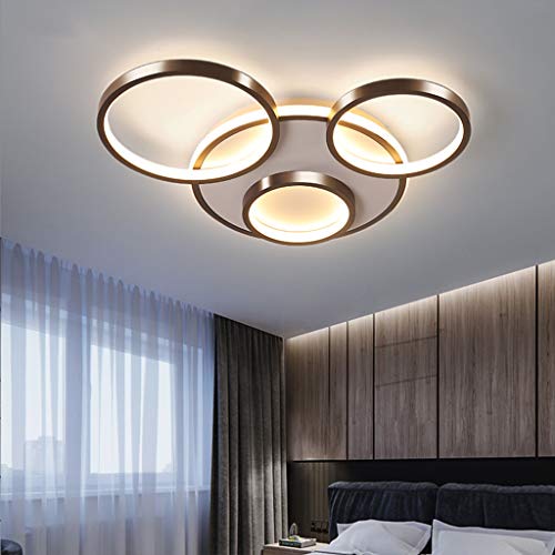 Deckenleuchte LED Dimmbar Deckenlampe Mit Fernbedienung Groß Wohnzimmerlampe Modern Lichtfarbe/Helligkeit Einstellbar Schlafzimmerlampe Esszimmer Küchelampeacryl Pendelleuchte,4heads von YZSJ