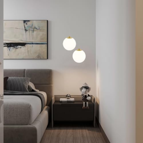 YZSJ Moderne Pendelleuchte X2 Hängelampe Mit Glas Schirm, 3-Farben LED Pendelleuchte Schlafzimmer, Höhenverstellbar Kronleuchter Schwarz & Gold Für Kücheninsel, Esszimmer, Wohnzimmer, Büro(Gold) YZSJ Moderne Pendelleuchte X2 Hängelampe Mit Glas Schirm, 3-Farben LED Pendelleuchte Schlafzimmer, Höhenverstellbar Kronleuchter Schwarz & Gold Für Kücheninsel, Esszimmer, Wohnzimmer, Büro(Gold) von YZSJ