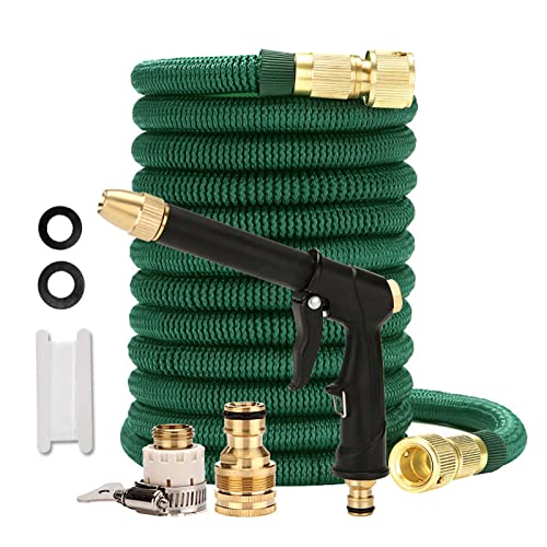 YZSMD 75-300 Fuß Gartenschlauch Erweiterbarer Schlauch - Flexibler, leichtes, expandierbares, expandierbares Schlauch, der einen dauerhaften Wasserschlauch mit 3/4 -Zoll -Messingbeschlägen für von YZSMD