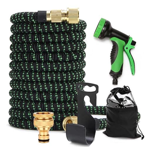 YZSMD 75-300 Fuß Gartenschlauch Erweiterbarer Schlauch - Flexibler, leichtes, expandierbares, expandierbares Schlauch, der einen dauerhaften Wasserschlauch mit 3/4 -Zoll -Messingbeschlägen für von YZSMD