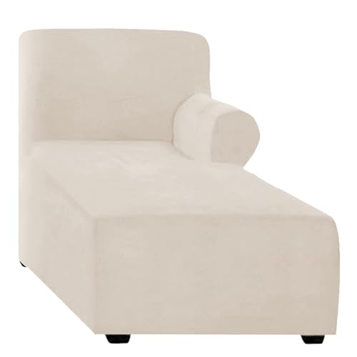YZSMD Stretch Velvet Chaise Lounge Armsof Sofa Slipcover, L -förmige Couch -Beschützer mit Gummiband - perfekt für Wohnzimmermöbel YZSMD Stretch Velvet Chaise Lounge Armsof Sofa Slipcover, L -förmige Couch -Beschützer mit Gummiband - perfekt für Wohnzimmermöbel von YZSMD