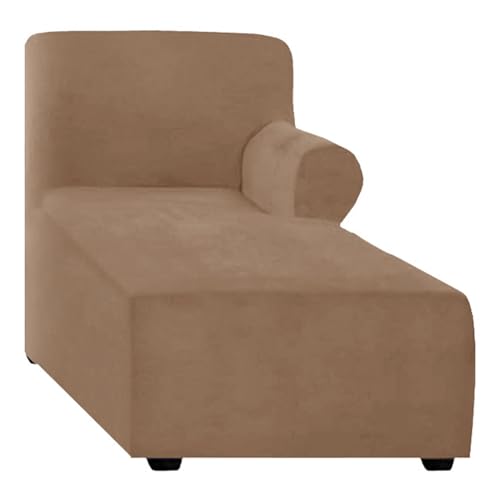 YZSMD Stretch Velvet Chaise Lounge Armsof Sofa Slipcover, L -förmige Couch -Beschützer mit Gummiband - perfekt für Wohnzimmermöbel YZSMD Stretch Velvet Chaise Lounge Armsof Sofa Slipcover, L -förmige Couch -Beschützer mit Gummiband - perfekt für Wohnzimmermöbel von YZSMD