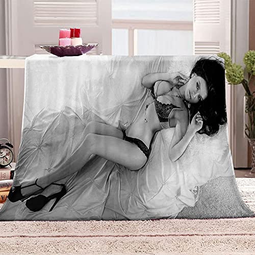 Flanell Decke Warm Sexy Schönheit Weich Gemütlich Fleecedecke Warme Decke Für Bett(150×200Cm) von YZSQC