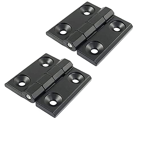 YZSZ 2 Stücke Türscharnier aus Zinklegierung Türangeln Scharniere Stabile Scharnier Metall schwarz struktur matt 60*60*6mm Stabilität für Garten Boot oder Maschinenbau YZSZ 2 Stücke Türscharnier aus Zinklegierung Türangeln Scharniere Stabile Scharnier Metall schwarz struktur matt 60*60*6mm Stabilität für Garten Boot oder Maschinenbau von YZSZ
