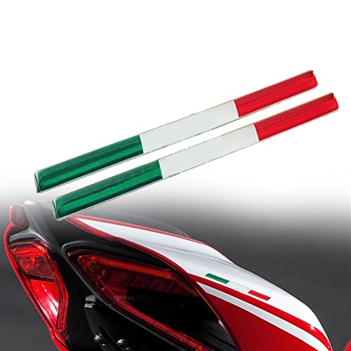 YZTAC 3D Italien Aufkleber Motorradsport Aufkleber Für Aprilia RV4 RSV4 Für Ducati Monster 848 959 899 1098 1199 1299 Für Piaggio Für Vespa von YZTAC