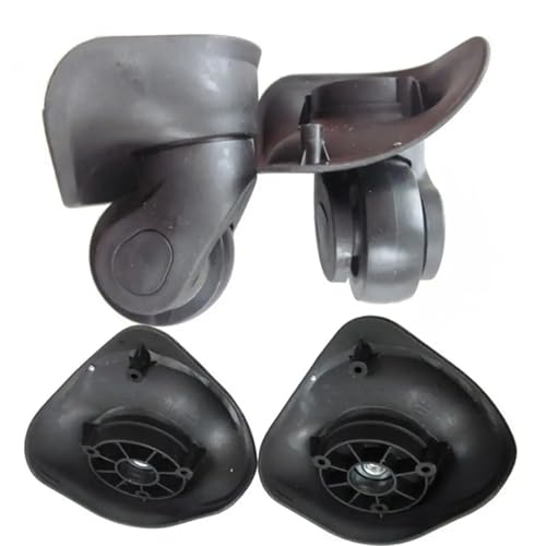 Kofferrollen Ersatzrollen 2 Paar Ersatz-Gepäckräder, Reparatur-DIY-Zubehör for Reisekoffer, universelles, verschleißfestes Gepäckrad(Grey A) von YZWHKJ