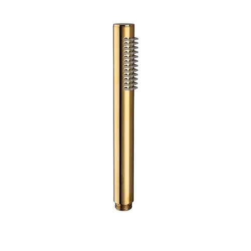 Leistungsstarker Duschkopf Handbrause aus Messing, gebürstet, golden, Nickel, Badewannensprinkler(N) von YZWHKJ