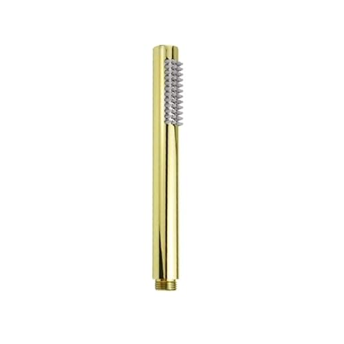 Leistungsstarker Duschkopf Handbrause aus Messing, gebürstet, goldene, weiße Badewannensprinkler(H) von YZWHKJ