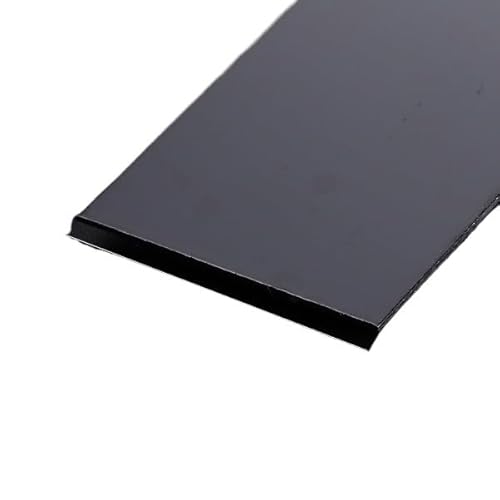 Selbstklebende Edelstahl Wandleiste 3,0 Meter/Rolle Wandaufkleberstreifen Spiegel/Pinsel Edelstahl Flach Selbstklebende Dekoration(6cm black,3.0m mirror) von YZWHKJ