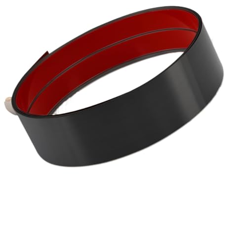 Selbstklebende Edelstahl Wandleiste Abziehbare Aufklebbare Trittplatten-Basisabdeckung,Sockelleiste For Wand,Tür,Küchenschrank,Geschirrspüler-Zehenschutz – Kratzschutz(Brushed Black) von YZWHKJ