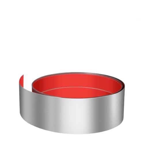 Selbstklebende Edelstahl Wandleiste Tür-Trittplatte Aus Edelstahl,4 X 118 Zoll Türdrückerplatte,Selbstklebende For Unterseite Türen, Kücheninseln, Schränken(gebürstetes Silber) von YZWHKJ