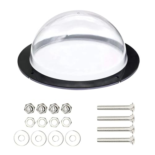 Transparentes Acryl-Hundezaunfenster Hundefenster for Zaun Bullauge Fenster Haustier Acryl Kuppel Hundezaun Haustierbedarf Klare Sicht Haustierfenster von YZWHKJ