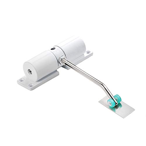 Türschließer Automatisch Automatischer stummes Schließen hydraulischer unsichtbarer Haushalt einfache kleine Türschließungs-Puffer-Schließfeder(White) von YZWHKJ