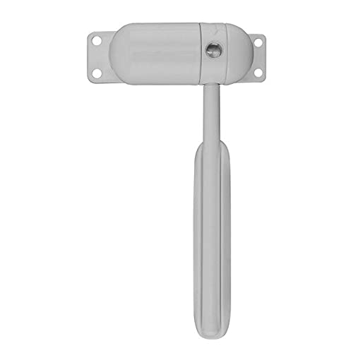 Türschließer Automatisch Oberflächenmontierte Tür näher Feuertest Federlastgatter einstellbares Schließen(White) von YZWHKJ