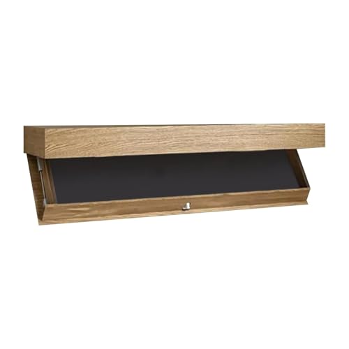 YZWHKJ Schrank Mit Geheimfach 15,74 × 2,83 Zoll Regal mit Fach, verdecktes schwebendes, wandmontierte Aufbewahrungslösung(Brown) von YZWHKJ