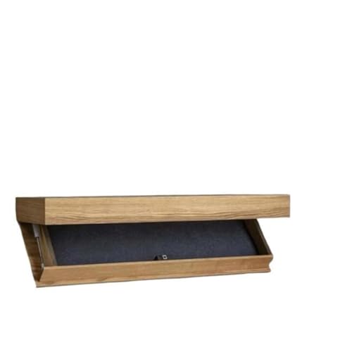 YZWHKJ Schrank Mit Geheimfach Fach, Regal mit verstecktem, schwebendes, ideal for Wohnzimmer oder Büro(Wood,40 * 21 * 5.2 cm) von YZWHKJ