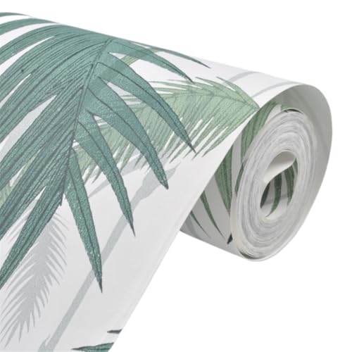YZWHKJ Tapete Vliestapete Grüne tropische Dschungel-Tapete mit Palmenblättern und Wald, Blumenwald, natürliche Pflanzen, Vliestapete for Kinderzimmer YZWHKJ Tapete Vliestapete Grüne tropische Dschungel-Tapete mit Palmenblättern und Wald, Blumenwald, natürliche Pflanzen, Vliestapete for Kinderzimmer von YZWHKJ