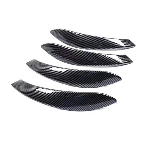 YZWHKJ Türgriff Innen Auto Kohlefaser Silber Schwarz Autotür Griff Abdeckung Panel Passend Für BMW 3 4. Serie F30 F31 F32 F33 F34 F35 F36 F80 F82 F83 2013-2018(Carbon 4pcs Set) von YZWHKJ