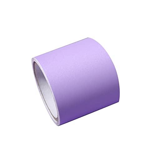YZWHKJ Wandbordüre Selbstklebend 10M Taillen-Linie Wand-Sticker Holz Marmor Heizleiste Wasserdicht Self-Adhesive Kitchen Corner Border Tapeten-Fliese Dekorative Film(Matte Purple) von YZWHKJ