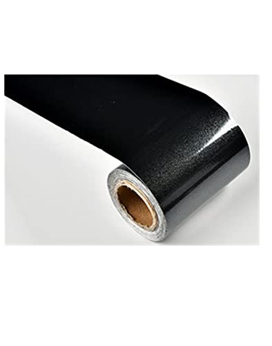 YZWHKJ Wandbordüre Selbstklebend 10M Taillen-Linie Wand-Sticker Holz Marmor Heizleiste Wasserdicht Self-Adhesive Kitchen Corner Border Tapeten-Fliese Dekorative Film(Shiny Black) von YZWHKJ