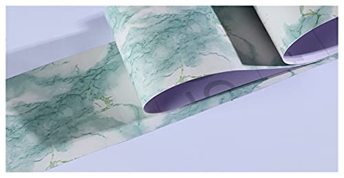 YZWHKJ Wandbordüre Selbstklebend Baseboard Wandaufkleber Selbstklebende Wasserdichte Fliesen-Taille-Aufkleber Wohnzimmer-Korridor-Grenze Dekorative Boden(A,W 30cmx H 500cm) von YZWHKJ