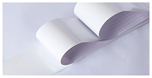 YZWHKJ Wandbordüre Selbstklebend Baseboard Wandaufkleber Selbstklebende Wasserdichte Fliesen-Taille-Aufkleber Wohnzimmer-Korridor-Grenze Dekorative Boden(AA,W 12cmx H 500cm) von YZWHKJ
