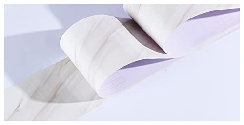 YZWHKJ Wandbordüre Selbstklebend Baseboard Wandaufkleber Selbstklebende Wasserdichte Fliesen-Taille-Aufkleber Wohnzimmer-Korridor-Grenze Dekorative Boden(M,W 10cmx H 500cm) von YZWHKJ